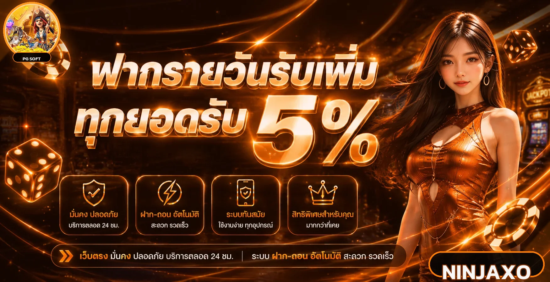 NINJAXO | ทางเข้า Ninja XO สมัครสมาชิก เล่นออนไลน์